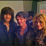 Radio Nashville’s Paul Riario hanging with The Band Perry in NYC